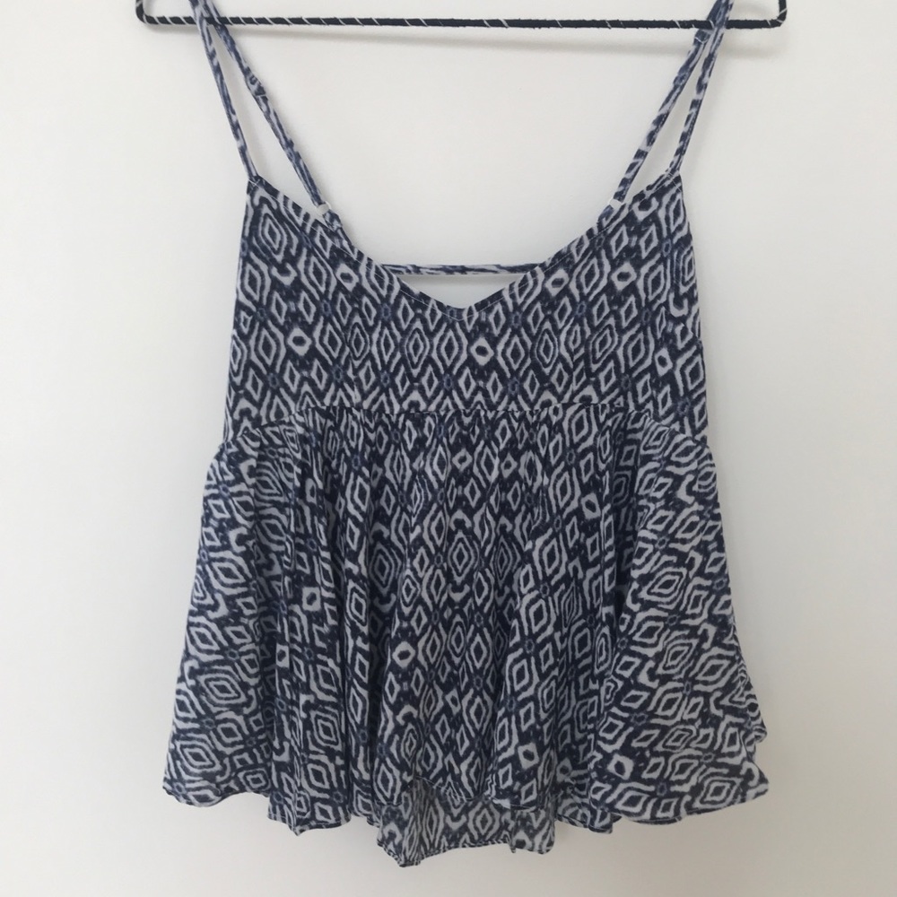 LF Flowy Pattern Tank Top💙🌼